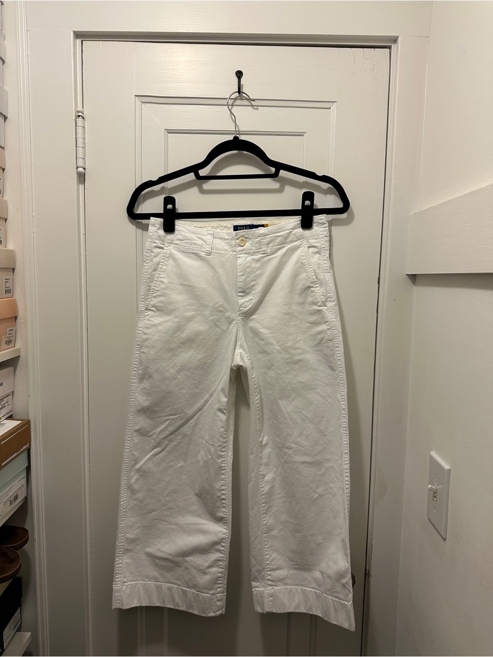 Polo Ralph Lauren Cropped Twill Wide-Leg Pant